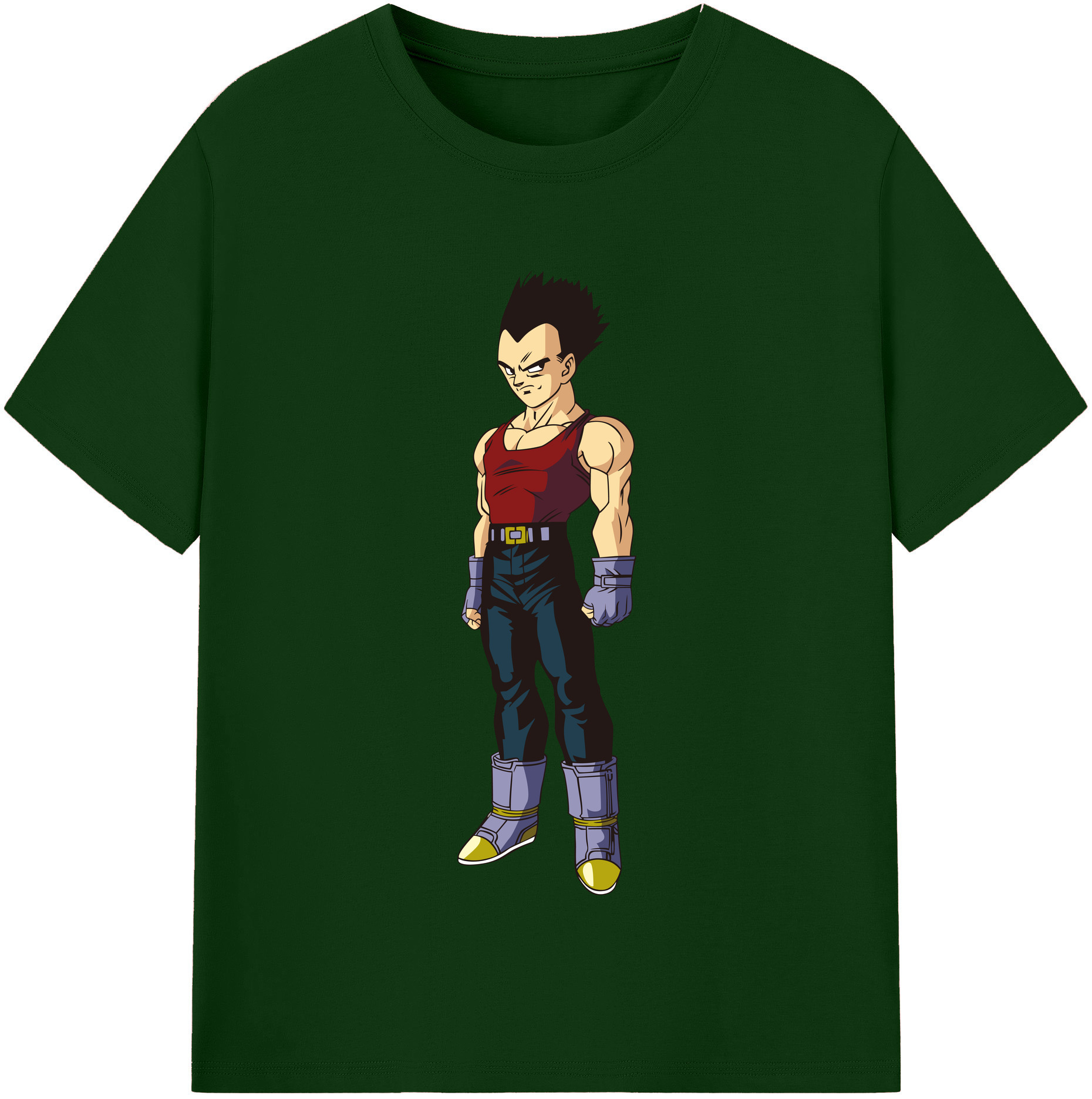 （画像用） ドラゴンボール ベジータ四世（Bejīta Yonsei）DRAGON BALL Vegeta IV 綿100％半袖Tシャツ（フロントプリント）